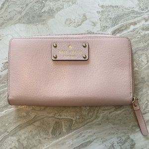 Kate Spade Blush Pink Leather Wallet